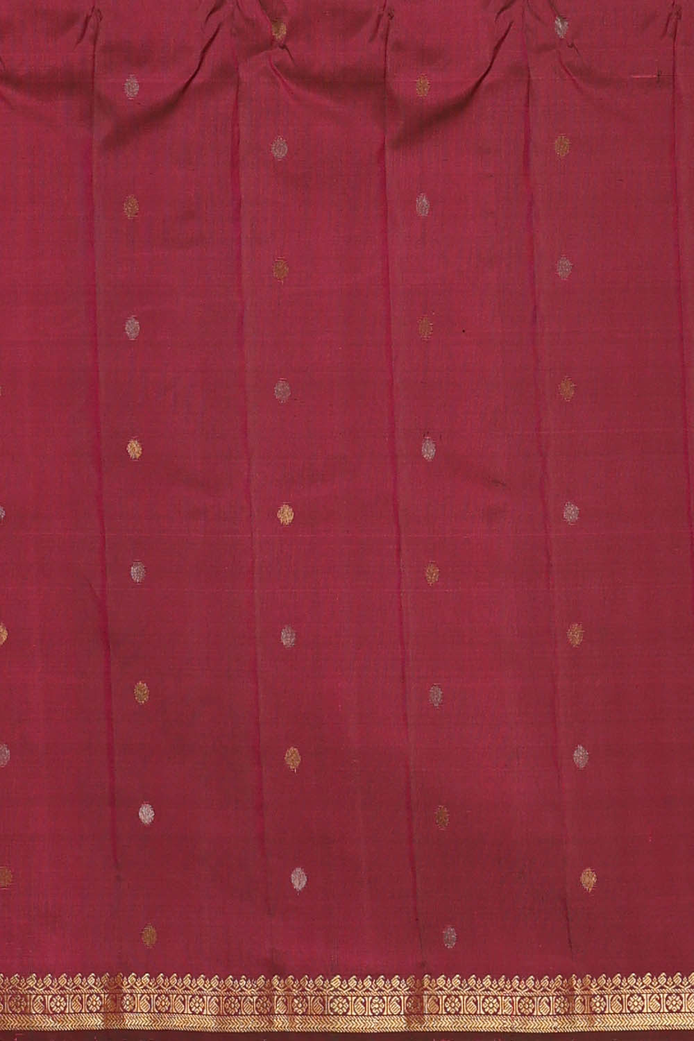 Image of Gadwal Silk Pink Saree